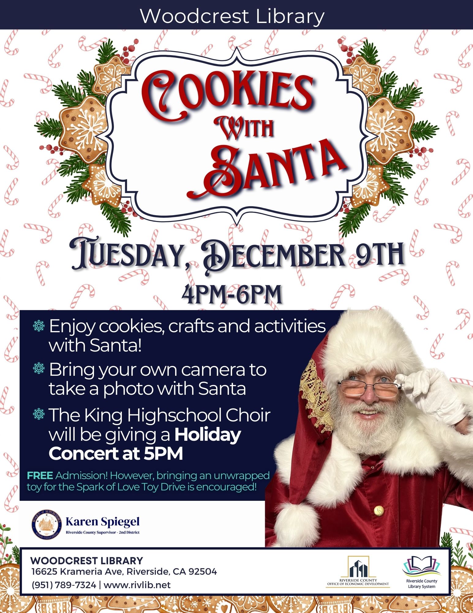 Cookies With Santa and King Choir