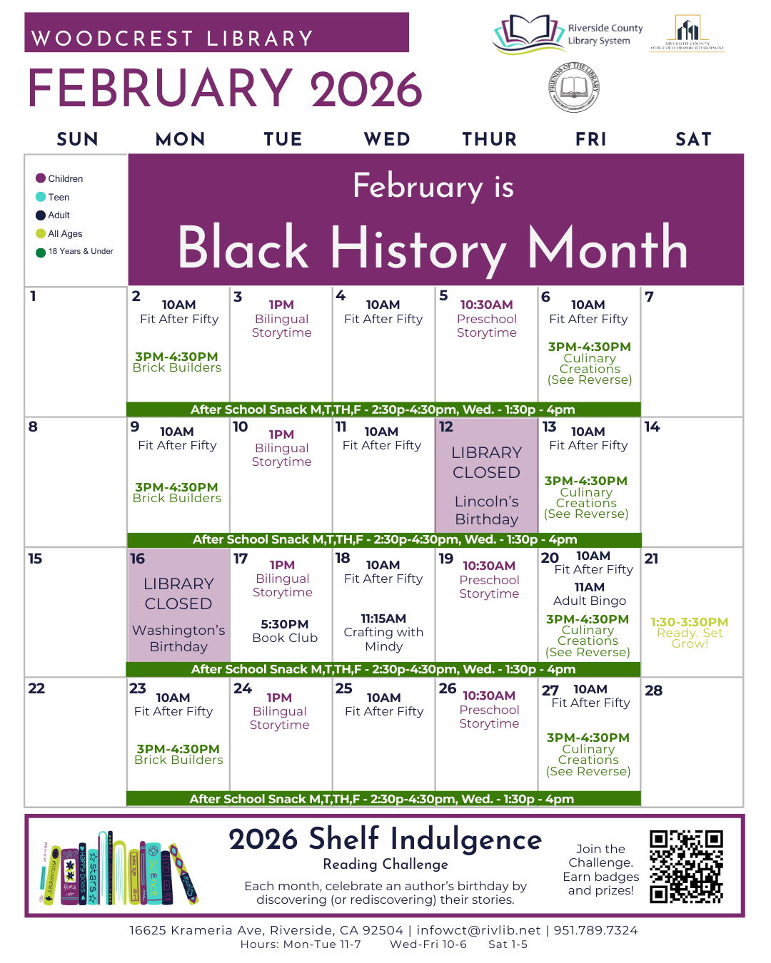 February Calendar Front